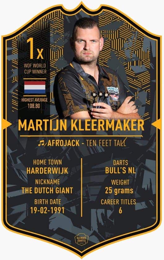 Ultimate Darts Martijn Kleermaker