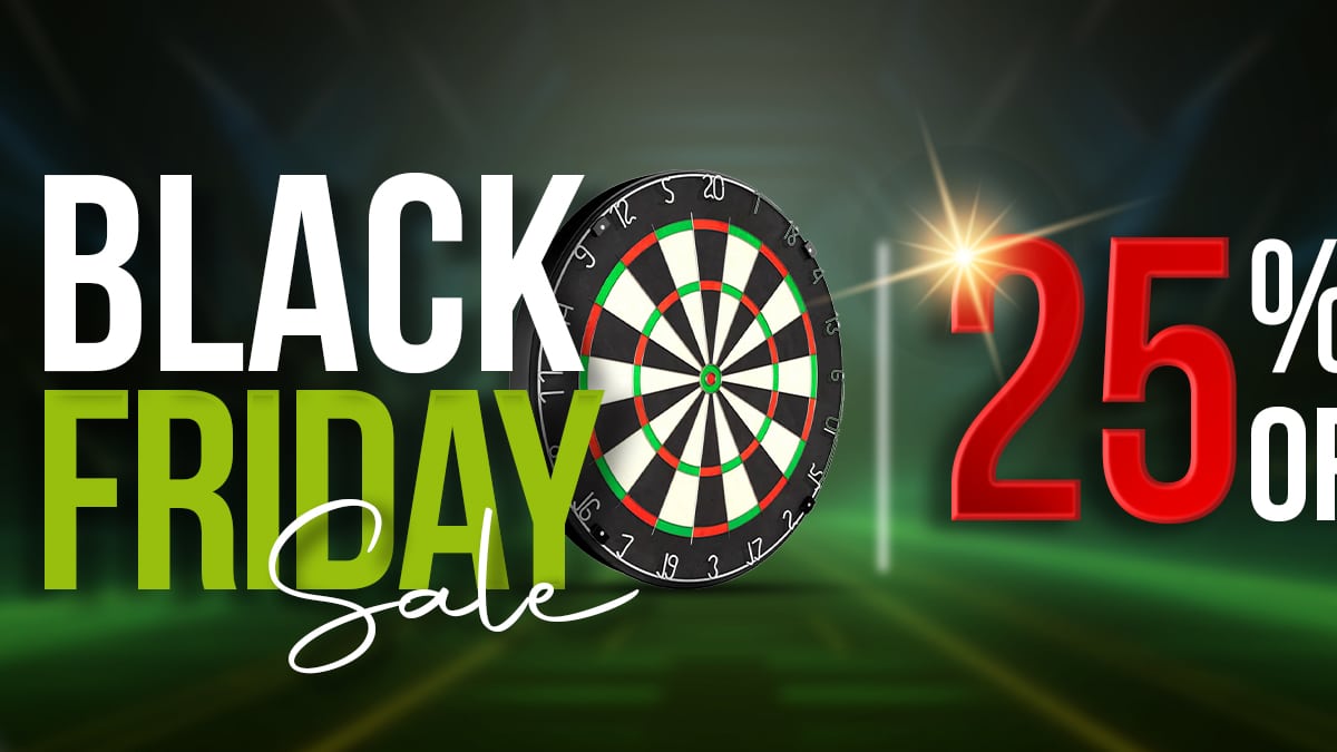 Darts Black Friday 2023: álle dartsartikelen vandaag 25 procent goedkoper