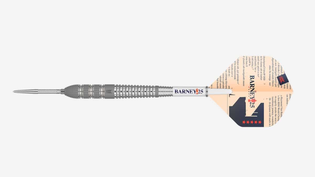Collectorsitem! Bekijk de nieuwe BARNEY25-dartpijlen