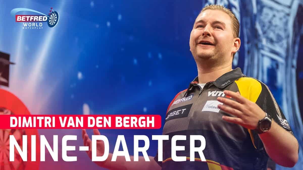 Video: Dimitri Van den Bergh gooit ‘beste 9-darter ooit’ op World Matchplay
