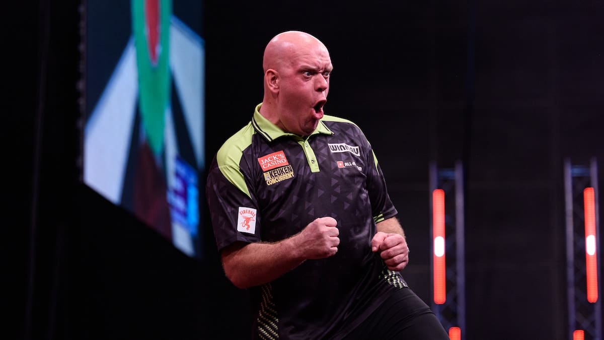 Speelschema World Series of Darts Finals 2025 op zaterdag: met Van Gerwen en Van Barneveld