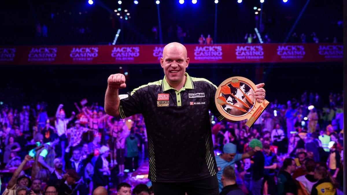 Eerste major in twee jaar: Van Gerwen klopt Littler en wint World Series Finals 2025