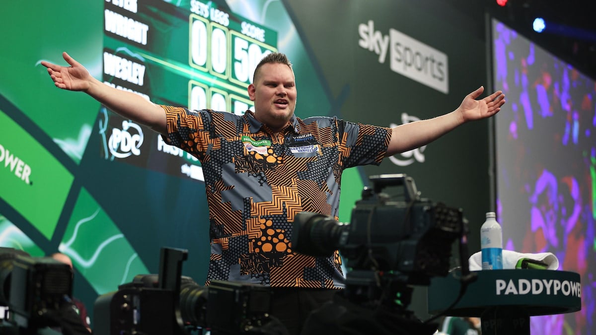 Op zaterdag gaat het WK Darts 2026 verder! Dit is het speelschema