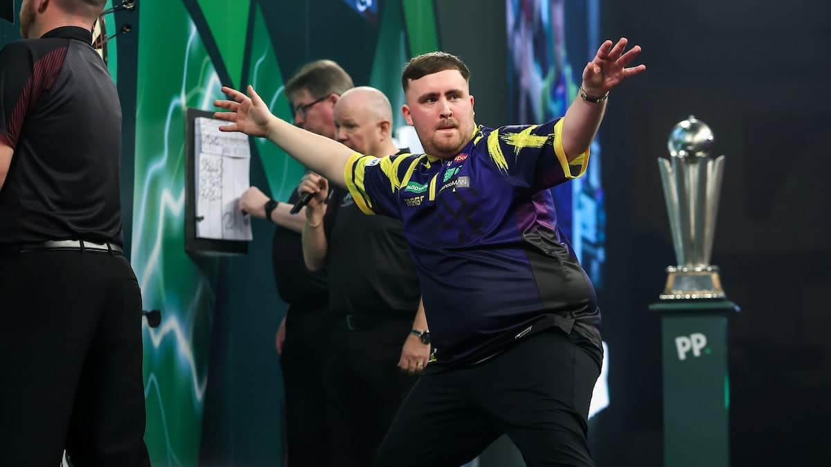 Littler meedogenloos tegen Van Veen en pakt tweede wereldtitel op rij