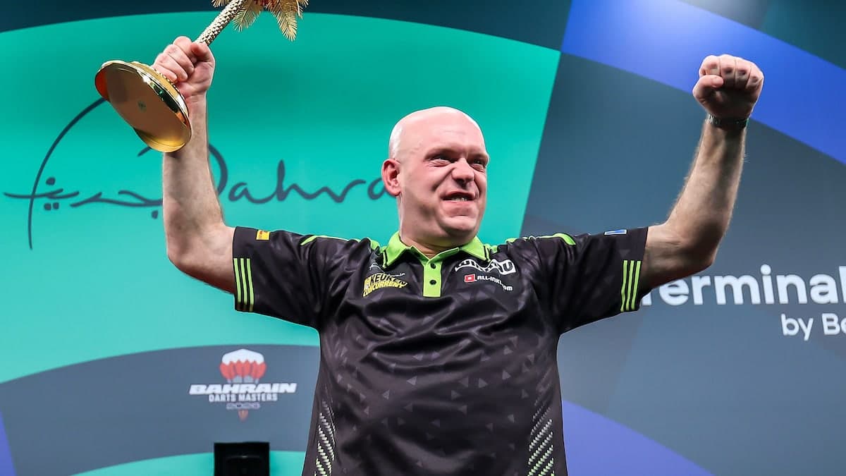 Zoveel prijzengeld pakt Michael van Gerwen met zijn titel in Bahrein